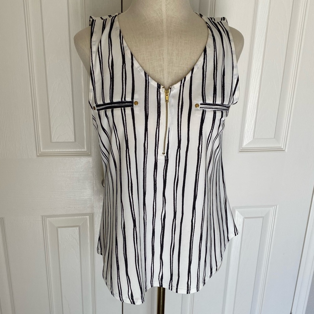 Striped Sleeveless Top